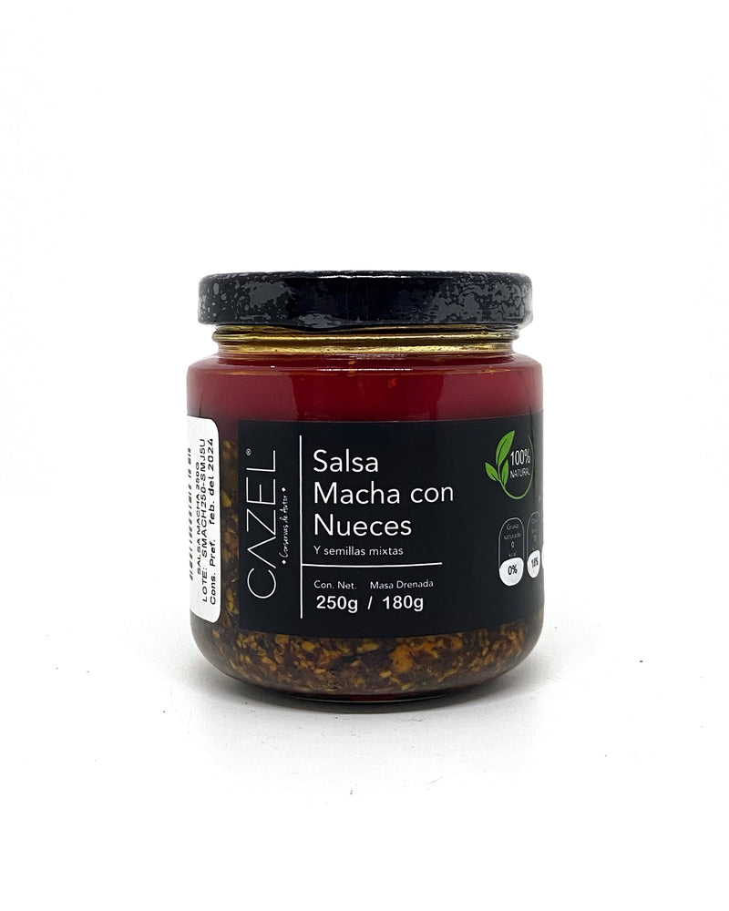 Salsa Macha con Nueces 250g